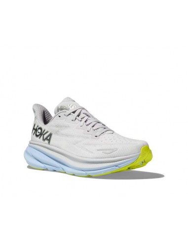 Womens Hoka Clifton 9 in Nimbus Cloud/Ice Water pour bénéficier 