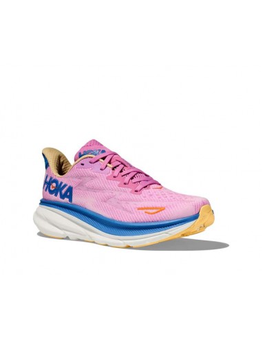 Womens Hoka Clifton 9 in Cyclamen/Sweet Lilac Pour