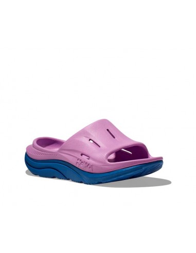 Womens Hoka Ora Slide 3 in Cyclamen/Coastal Sky Comparez plus de prix