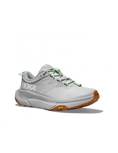 Womens Hoka Transport in Harbor Mist/Lime Glow Voir les baskets