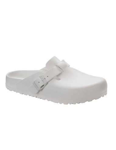 Womens Birkenstock Boston EVA Narrow in White hantent personnes