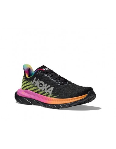 Womens Hoka Mach 5 in Black/Multi livraison gratuite