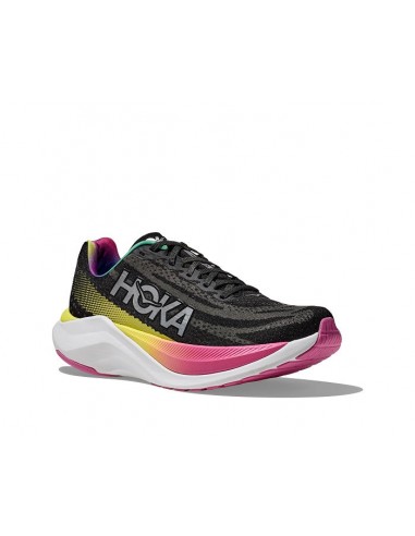 Mens Hoka Mach X in Black/Multi l'achat 