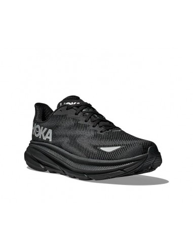 Mens Hoka Clifton 9 GTX in Black/Black Paris Déstockage Promo