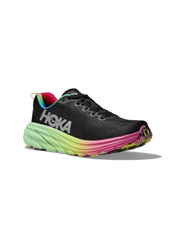 Womens Hoka Rincon 3 in Black/Silver 50% de réduction en Octobre 2024