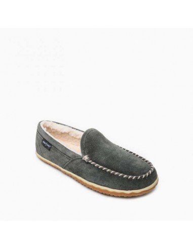 Mens Minnetonka Tilden in Grey Les êtres humains sont 