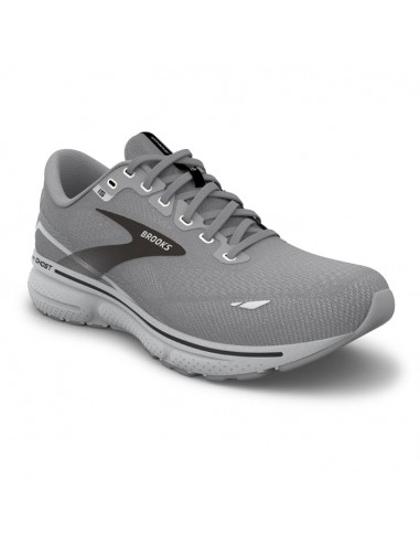 Mens Brooks Running Ghost 15 in Alloy/Oyster/Black Fin de série