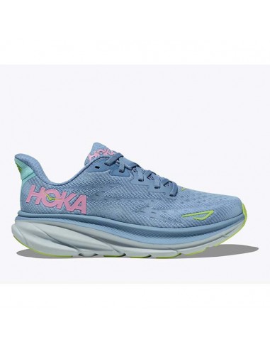 Womens Hoka Clifton 9 Wide in Dusk/Pink Twilight ou a consommer sur place