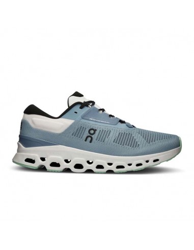 Mens On Running Cloudstratus 3 in Wash/Metal hantent personnes