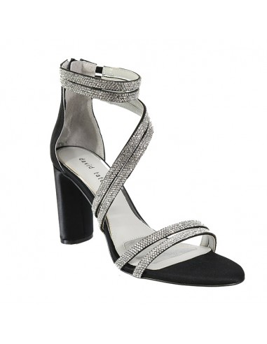 Womens David Tate Bride in Black destockage