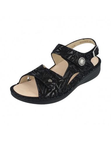 Womens Finn Comfort Barbuda in Black Delizia commande en ligne