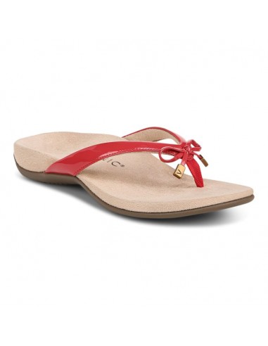 Womens Vionic Bella Toe Post Sandal in Red shop