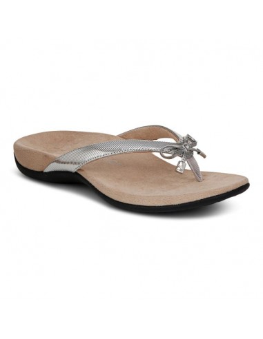 Womens Vionic Bella Toe Post Sandal in Aluminum online