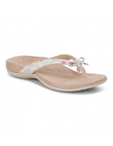 Womens Vionic Bella Toe Post Sandal in Cream Véritable concentré