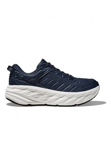 Mens Hoka Bondi SR (Slip Resistant) in Outer Space/White Livraison rapide