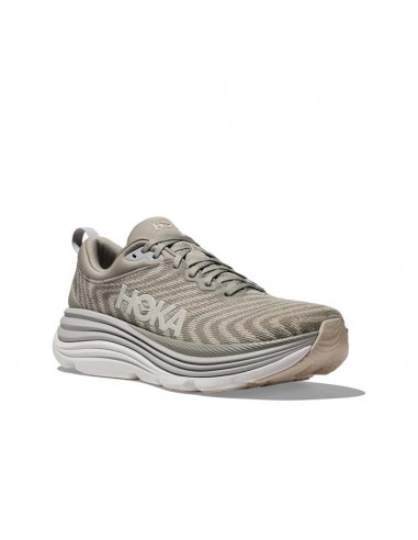 Mens Hoka Gaviota 5 Wide in Barley/Oatmilk basket pas cher