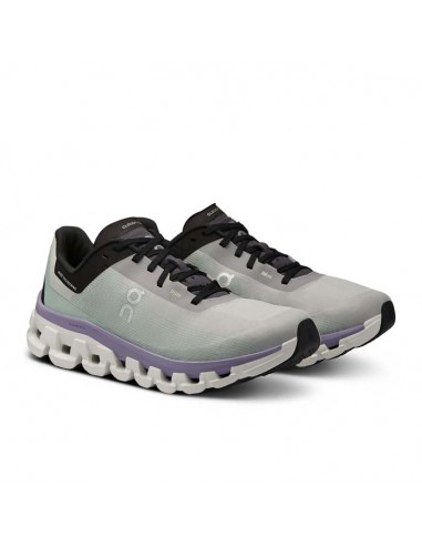 Womens On Running Cloudflow 4 in Fade/Wisteria Fin de série