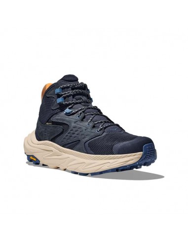 Mens Hoka Anacapa 2 Mid GTX in Varsity Navy/Oat Milk de la marque