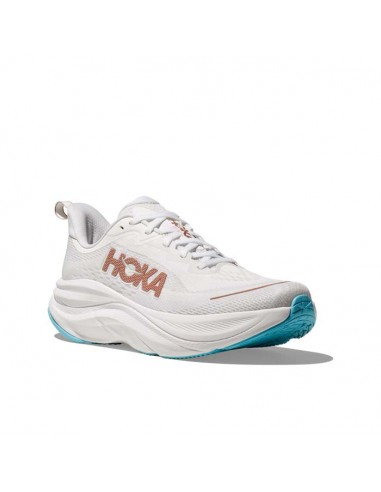 Womens Hoka Skyflow in Frost/Rose Gold pas chere