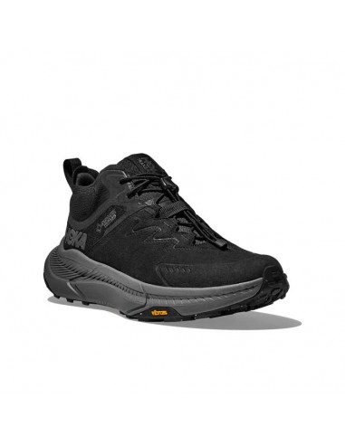 Mens Hoka Transport Chukka GTX in Black/Black basket pas cher