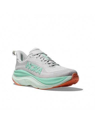 Womens Hoka Skyflow in Cosmic Grey/Seafoam de technologie