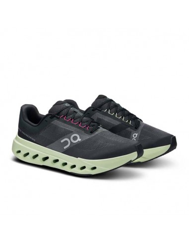 Mens On Running Cloudsurfer Next in Black/Lima basket pas cher