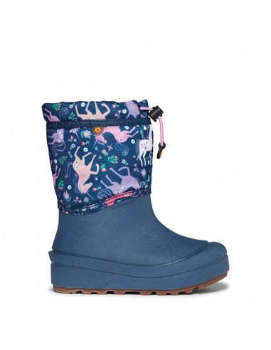 Little Girl Bogs Snow Shell Unicorn Meadow in Indigo Multi la livraison gratuite