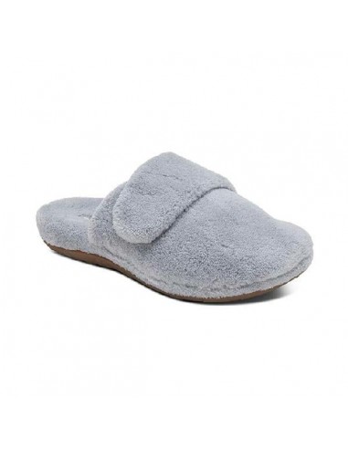 Womens Aetrex Mandy Closed-Toe Slipper in Grey pas cher chine