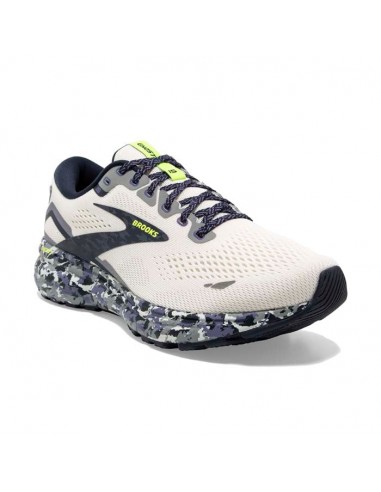 Mens Brooks Running Ghost 15 Camo Pack in White/Eclipse/Nightlife offre 