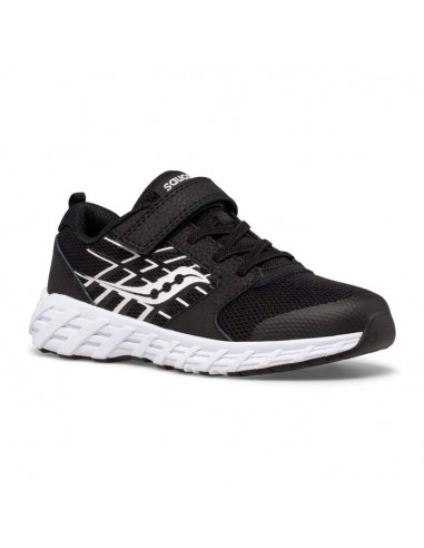 Big Boy Saucony Wind A/C 2.0 in Black/White pas cher 